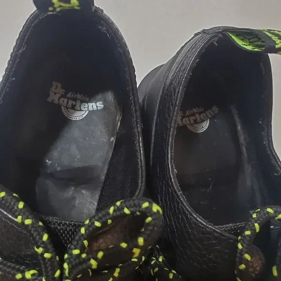 Dr. Martens Estrela Women's Black Oxford Shoes Airwair - Picture 14 of 15